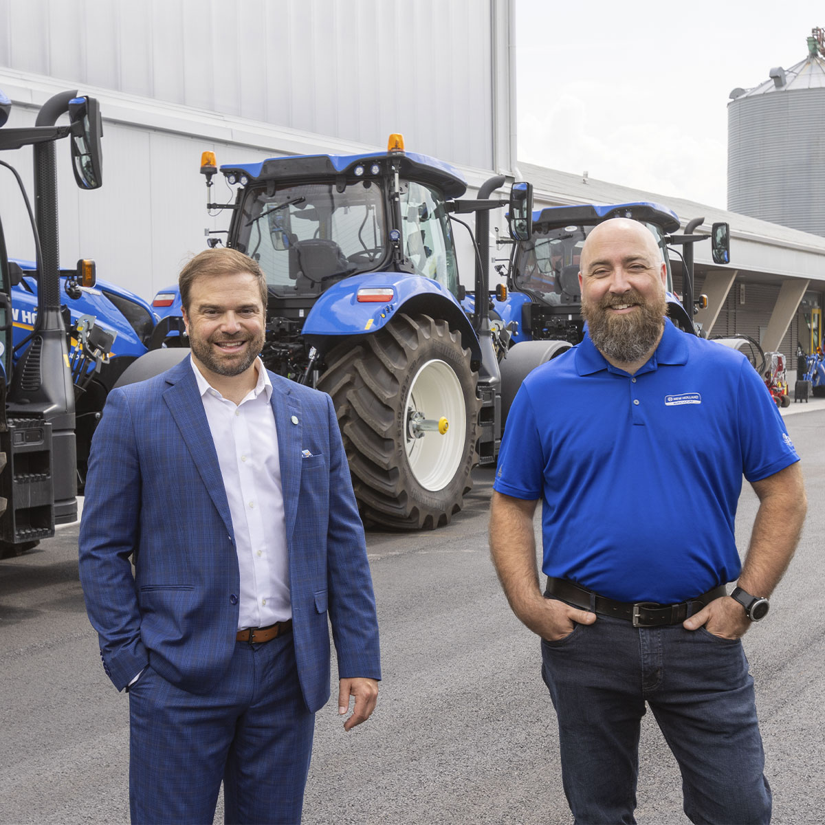 New Holland Amqui - Publi reportage - Olivier Pastor et Sylvain L’Espérance