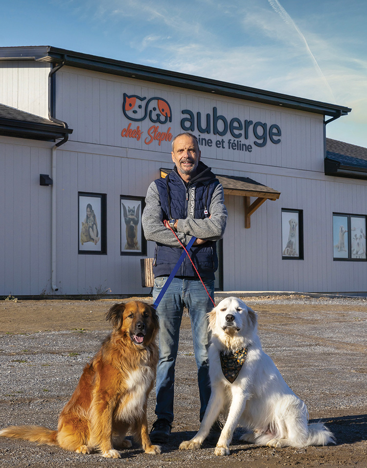 Histoire à succès - Auberge canine et féline Chez Steph - Stéphane Lévesque, propriétaire