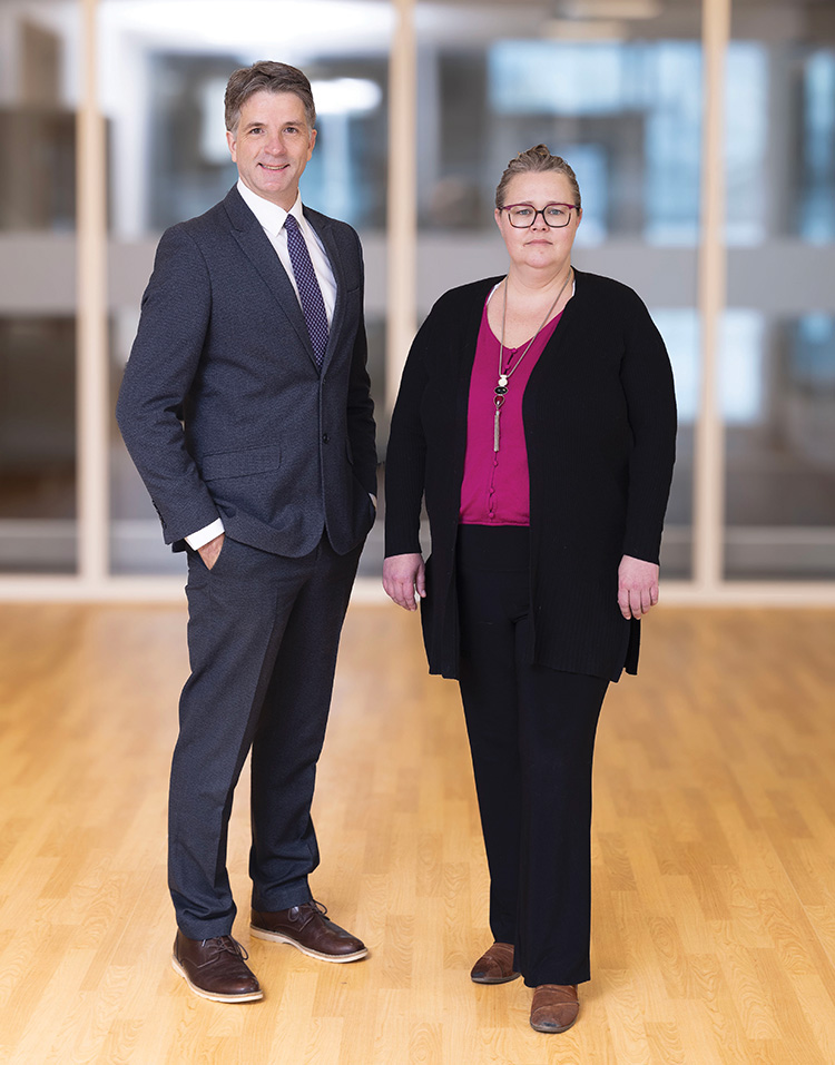 Portrait économique - Municipalité de Sainte-Flavie - Jean-François Fortin, maire et Julie Dubé, directrice générale